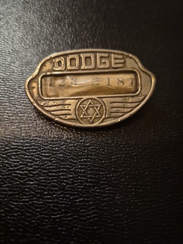 Dodge employee badge - dodge,